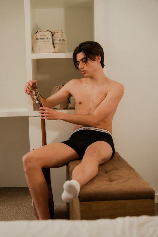 Herihaven Power Cotton Boxers – Black