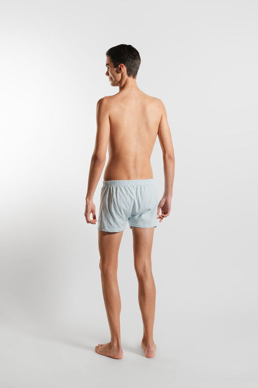 Herihaven Boxers 100% Algodão – Baby Blue
