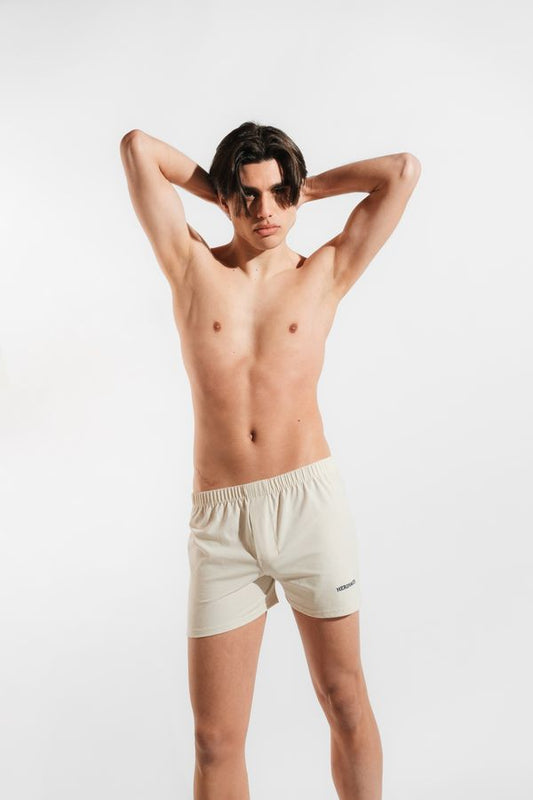 Herihaven Boxers 100% Algodão – Beige
