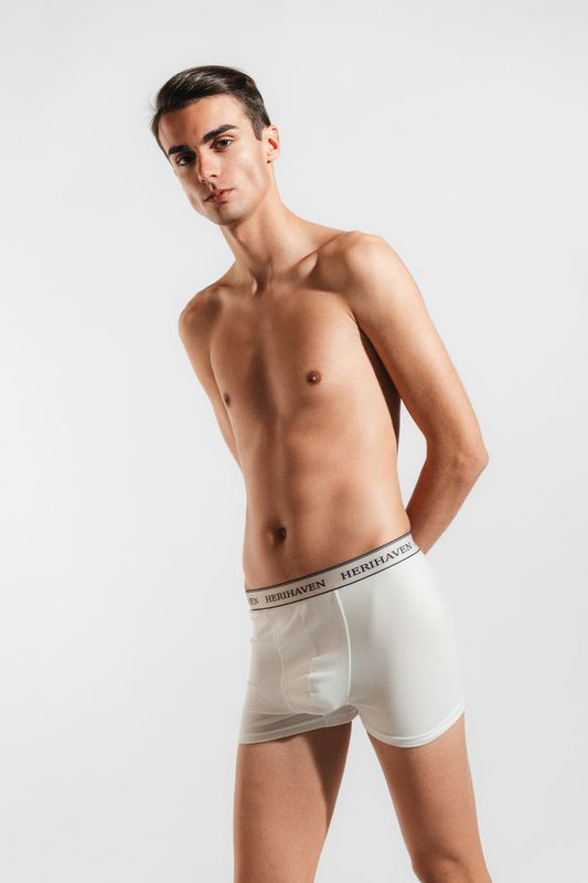 Herihaven Power Cotton Boxers – White